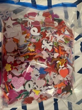 Assorted Foam self adhesive craft shapes